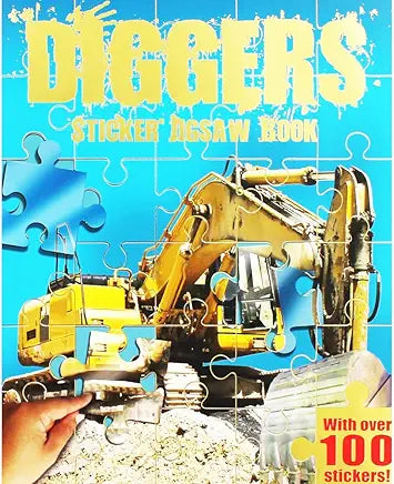 Diggers Sticker Jigsaw Book