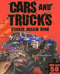 Cars and Trucks Sticker Jigsaw Book