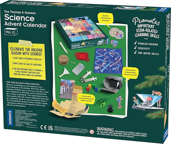 NEW - 2024 Science Advent Calendar (Vol 2) - Sequel to last year's Winner of the Made for Mums Silver Award